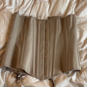 Gray Corset Story Corset Top